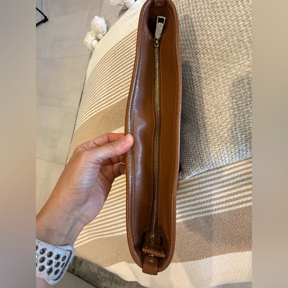 Coach Brown Leather Tote Bag - Picture 6 of 13